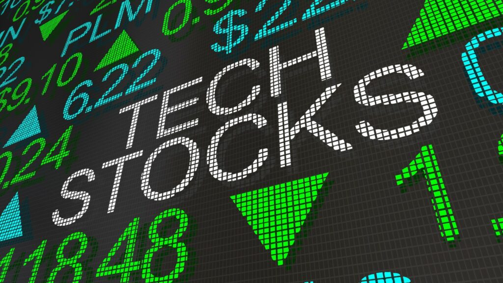 Tech stocks ticker