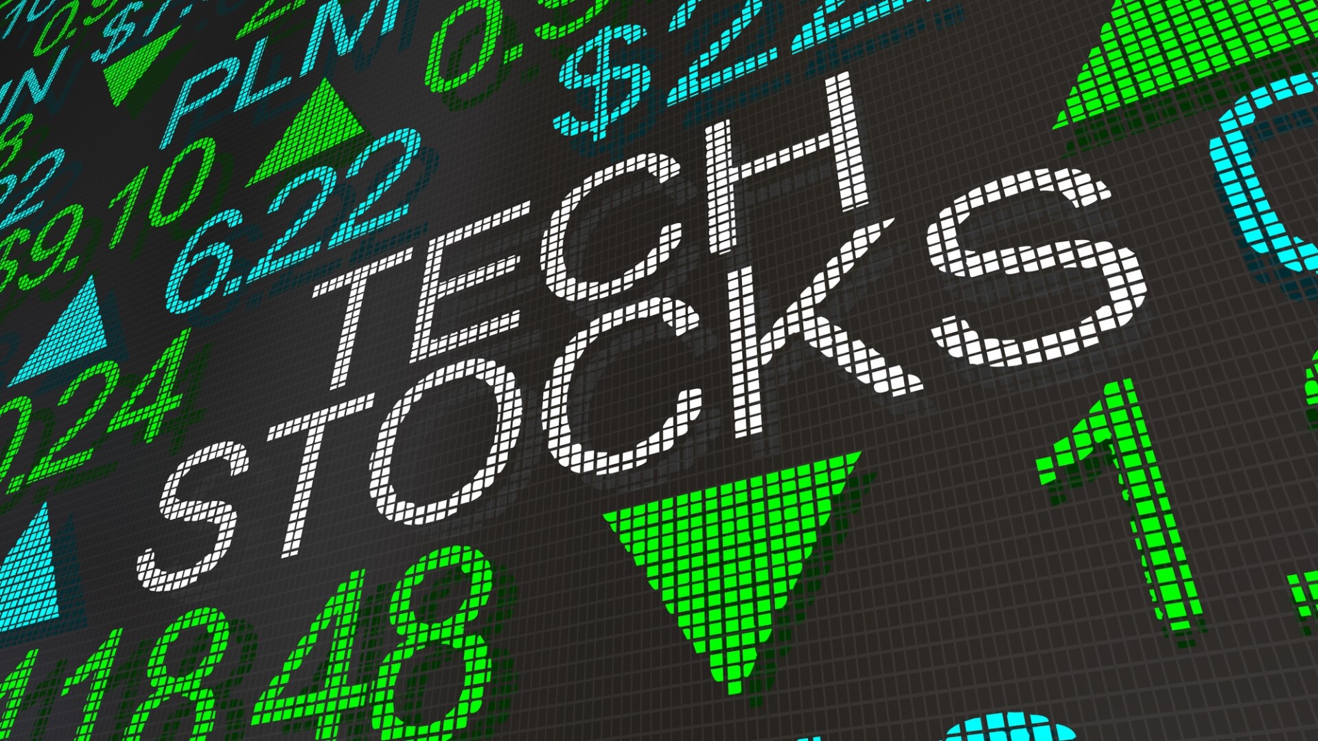 Tech stocks ticker