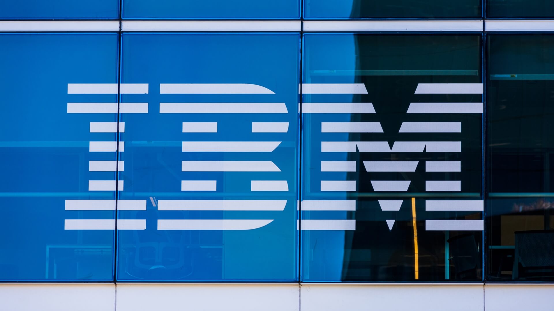 Building with IBM logo