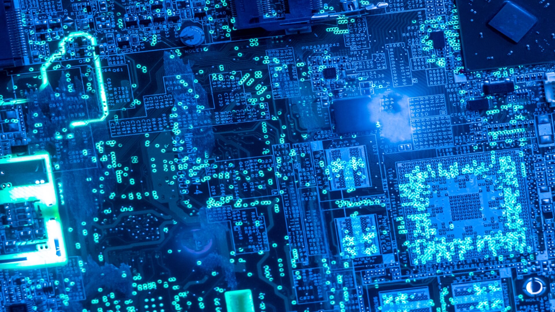 Image of a semiconductor chip